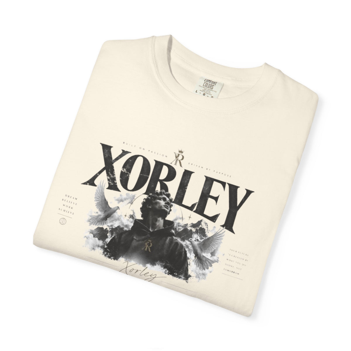 Xorley Adventure Graphic T-Shirt — Scenic Eagle & Explorer Design
