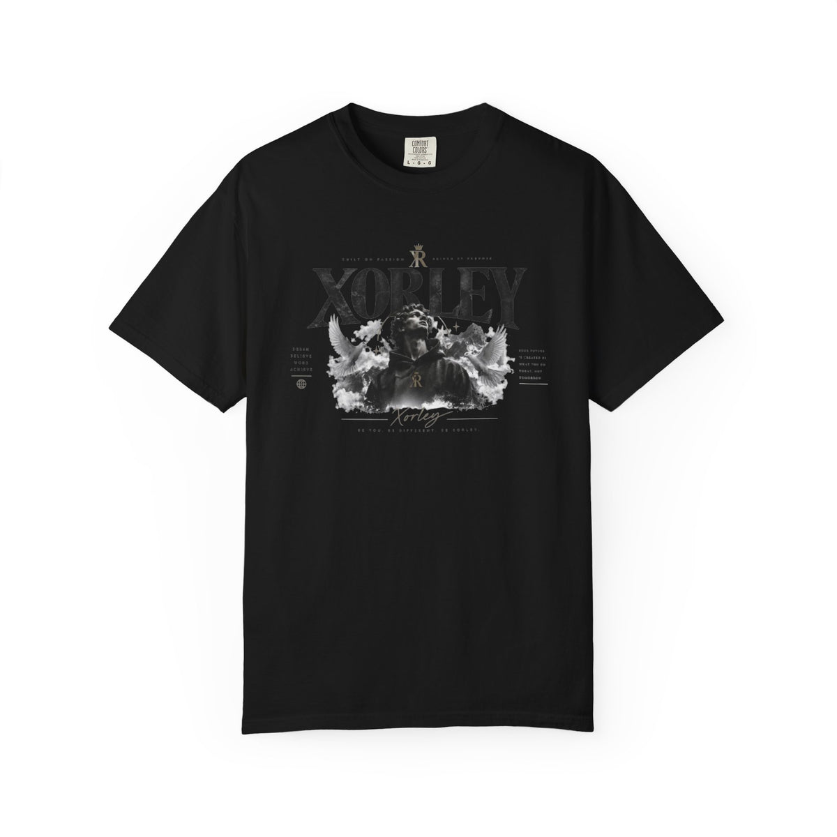Xorley Adventure Graphic T-Shirt — Scenic Eagle & Explorer Design