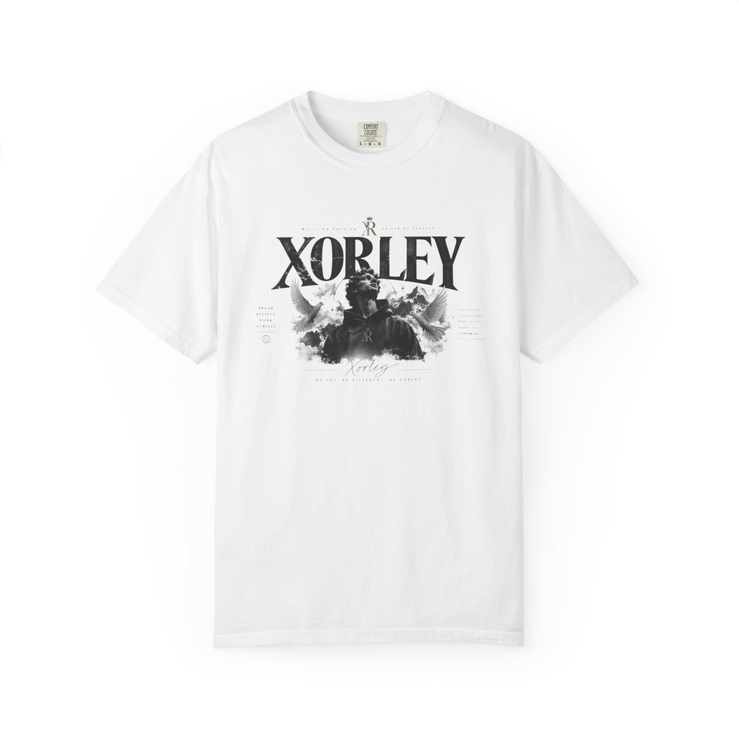 Xorley Adventure Graphic T-Shirt — Scenic Eagle & Explorer Design