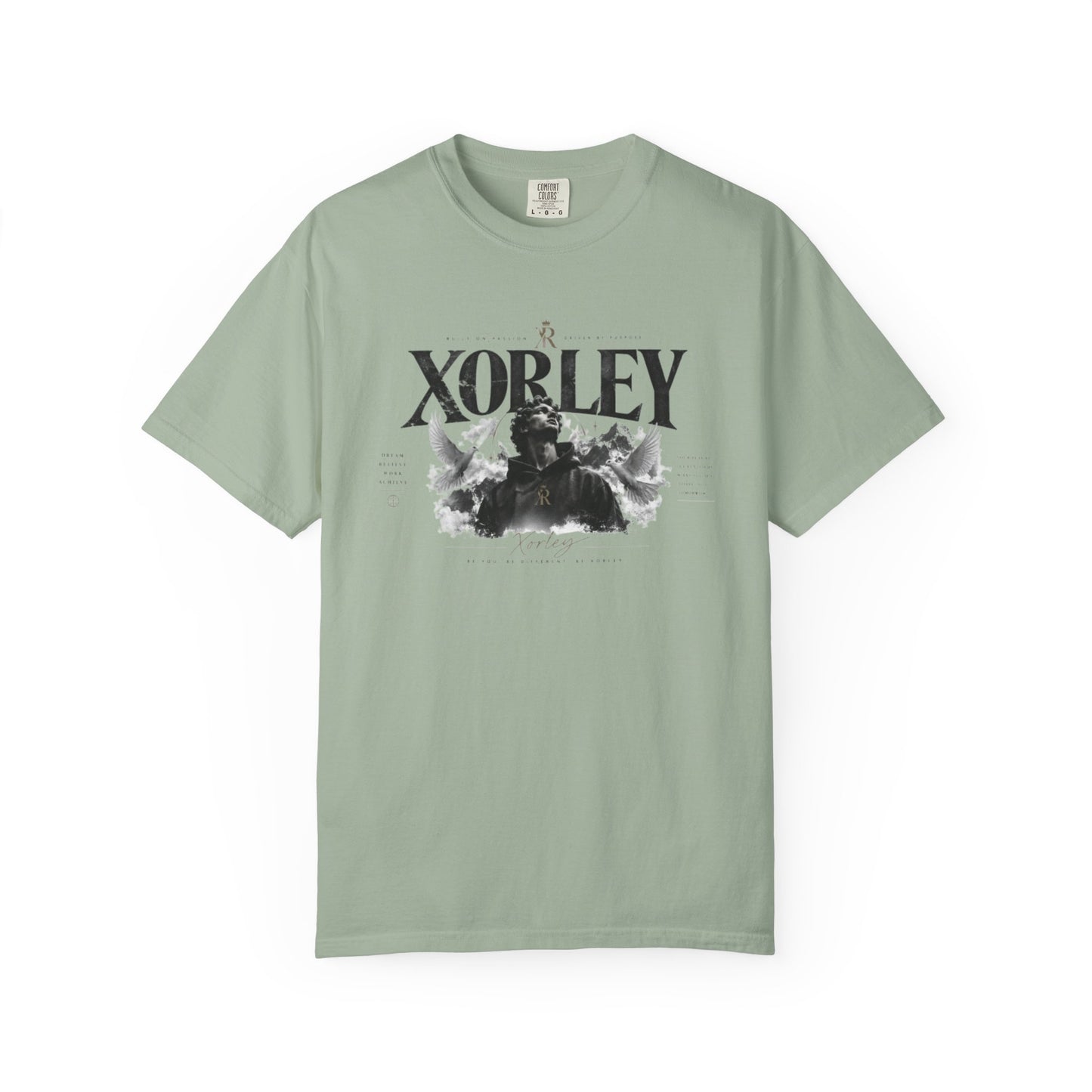 Xorley Adventure Graphic T-Shirt — Scenic Eagle & Explorer Design