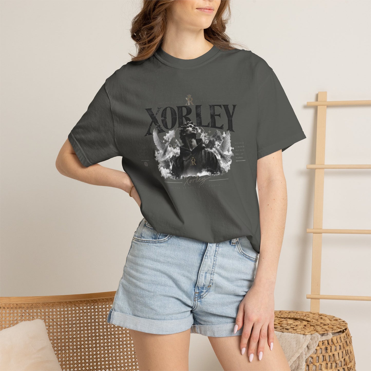 Xorley Adventure Graphic T-Shirt — Scenic Eagle & Explorer Design