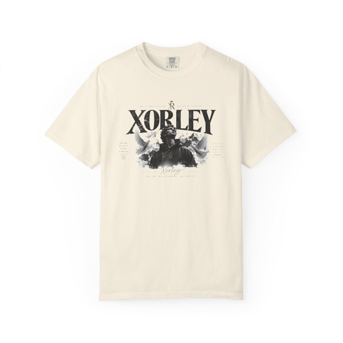 Xorley Adventure Graphic T-Shirt — Scenic Eagle & Explorer Design