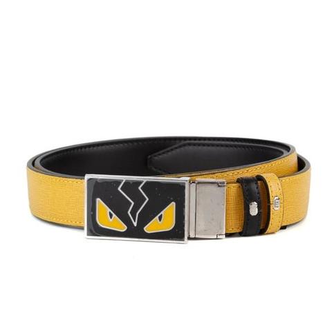 Fendi Monster Leather Belt
