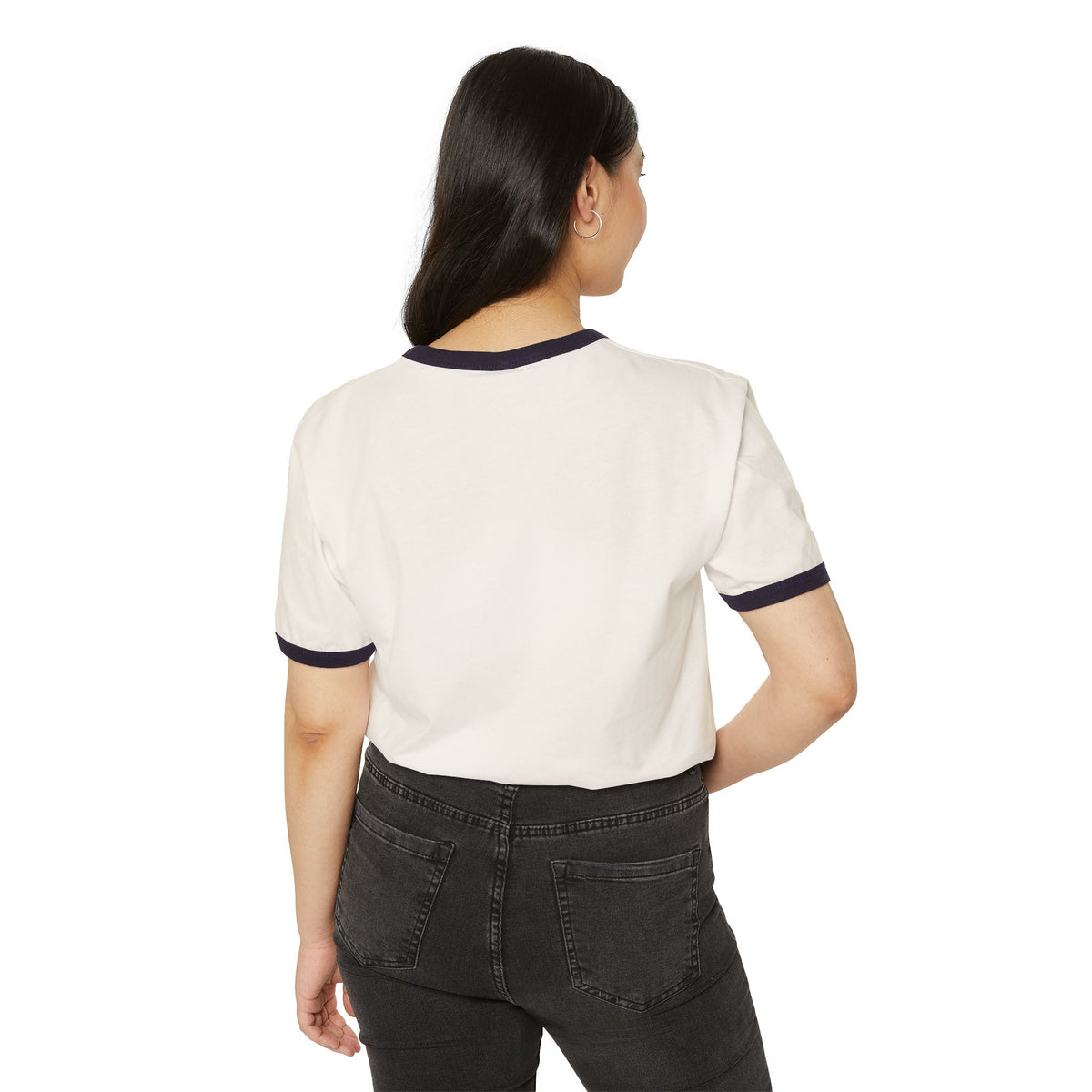 Xorley Vintage Ringer T‑Shirt — Gothic Skull Art Band Tee