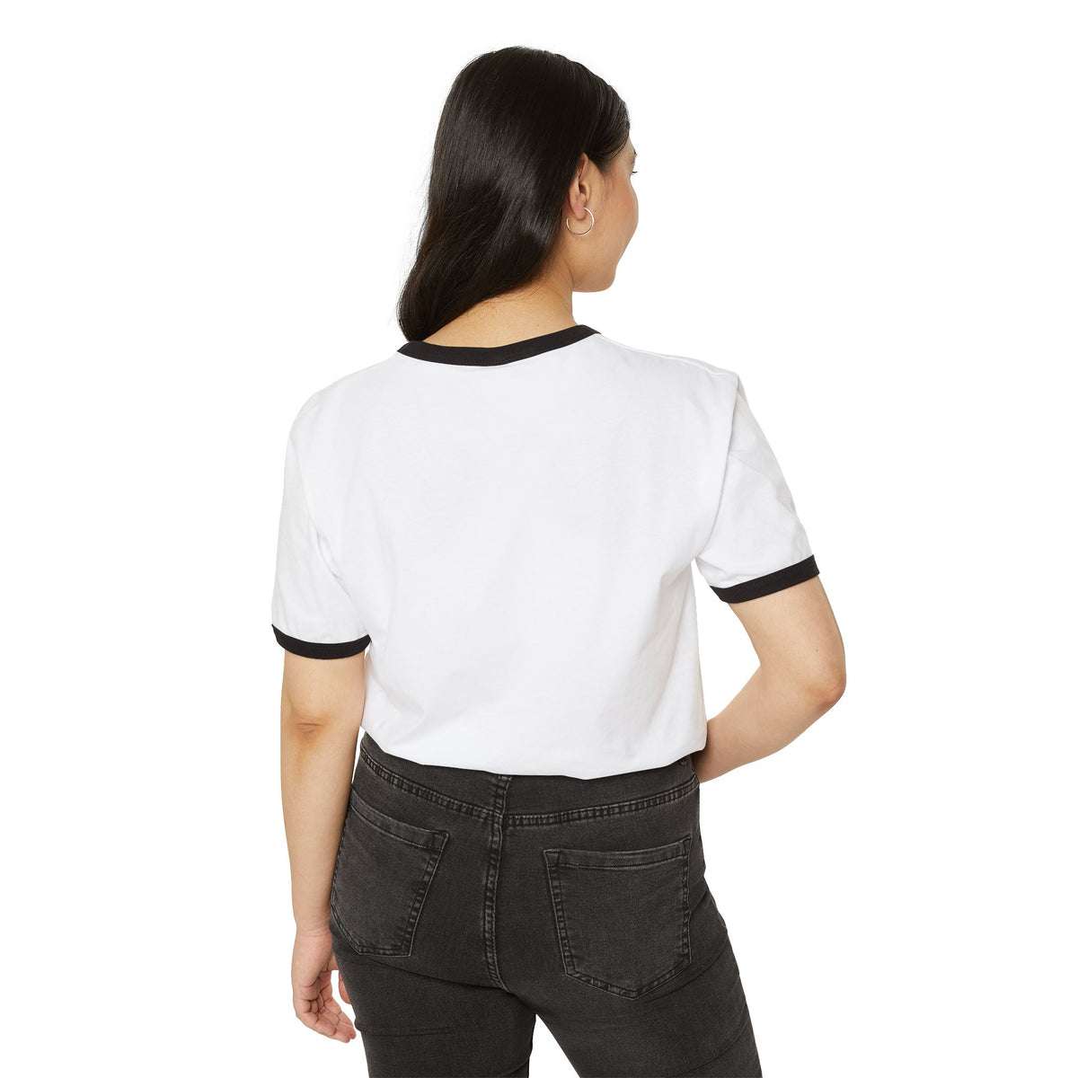 Xorley Vintage Ringer T‑Shirt — Gothic Skull Art Band Tee