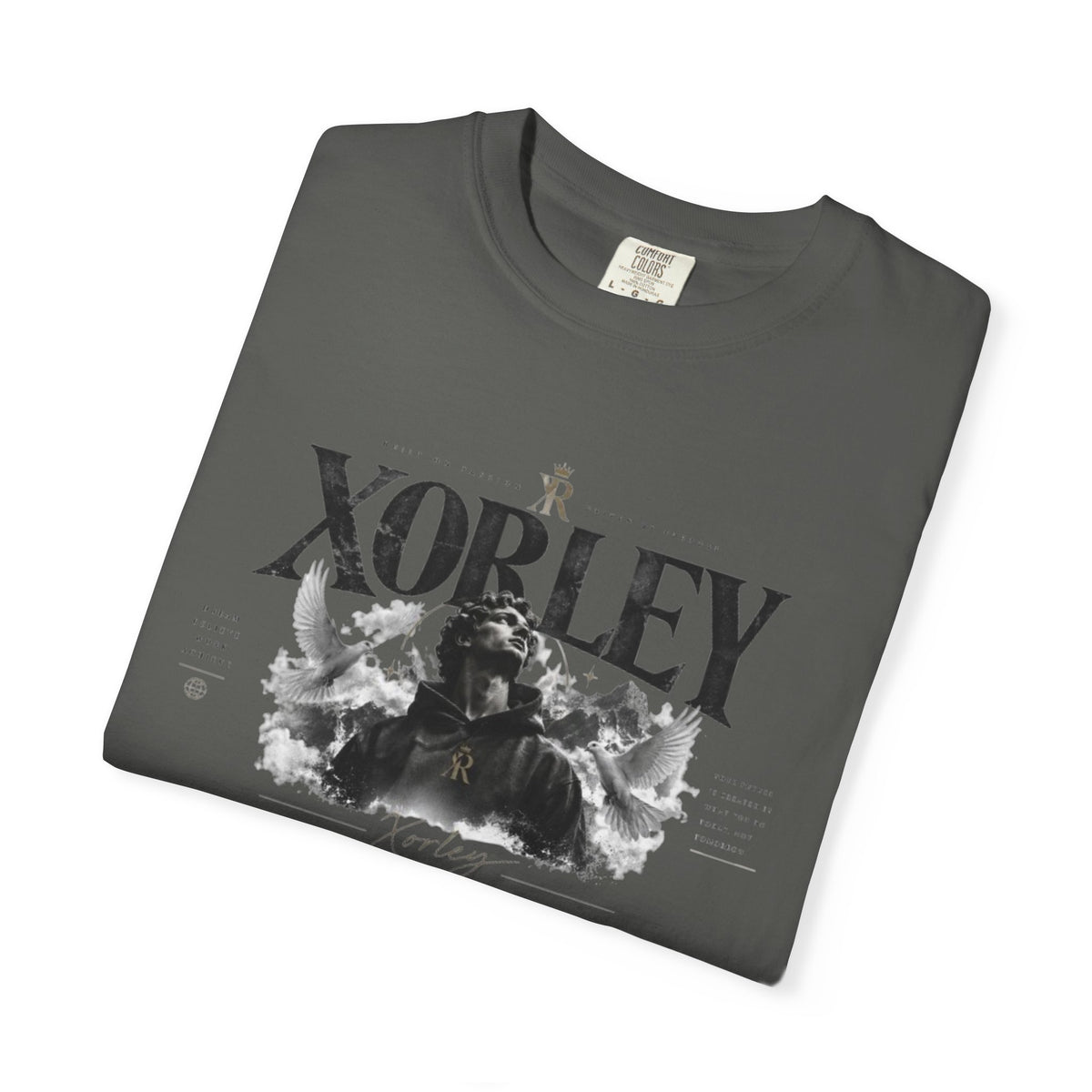 Xorley Adventure Graphic T-Shirt — Scenic Eagle & Explorer Design