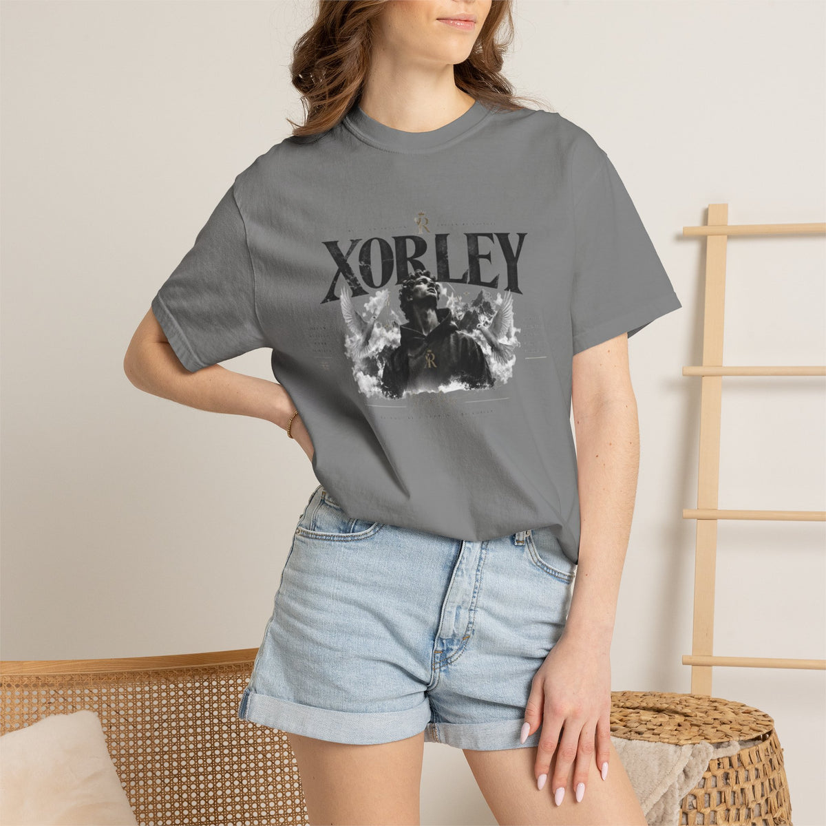 Xorley Adventure Graphic T-Shirt — Scenic Eagle & Explorer Design