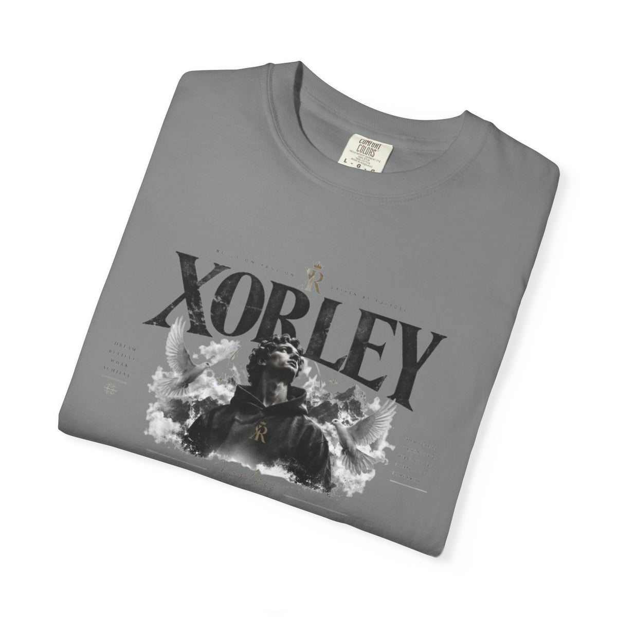 Xorley Adventure Graphic T-Shirt — Scenic Eagle & Explorer Design