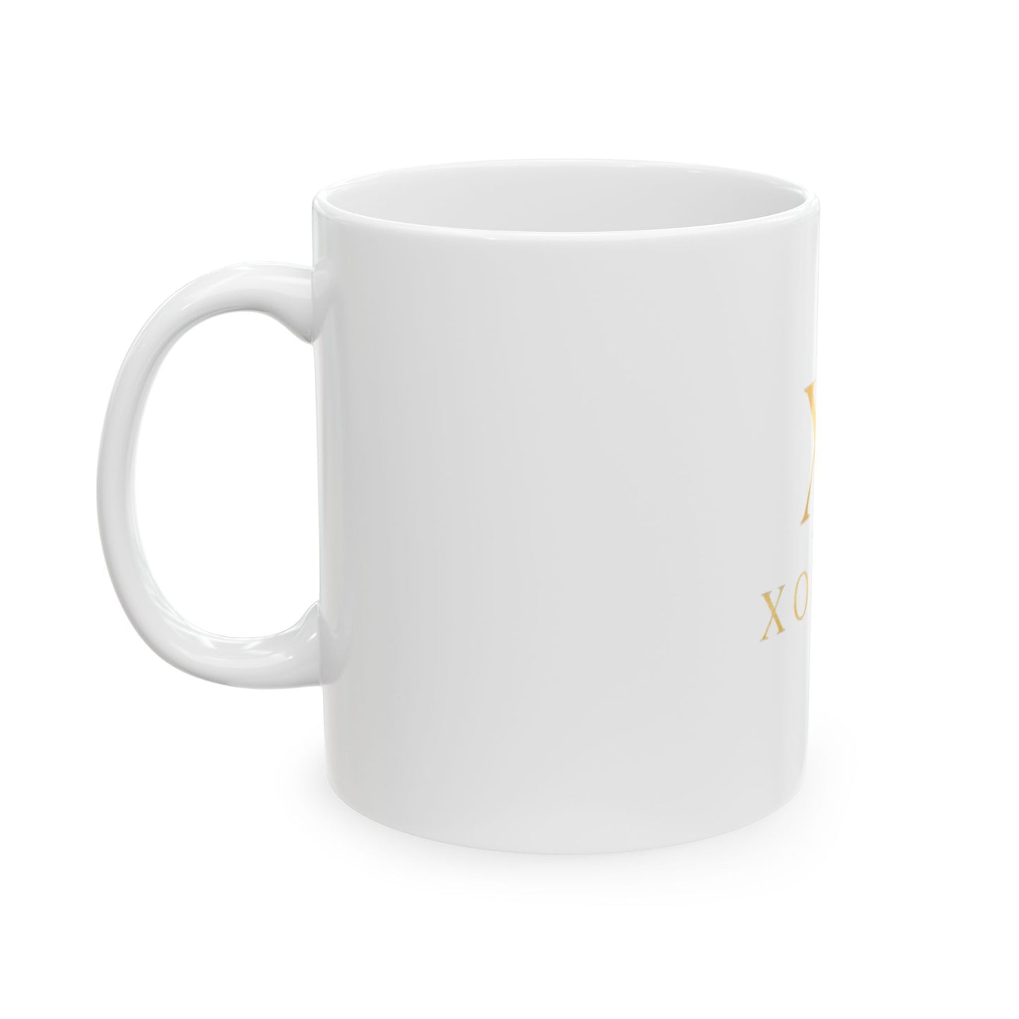 Xorley Gold Monogram Ceramic Mug (11oz, 15oz)