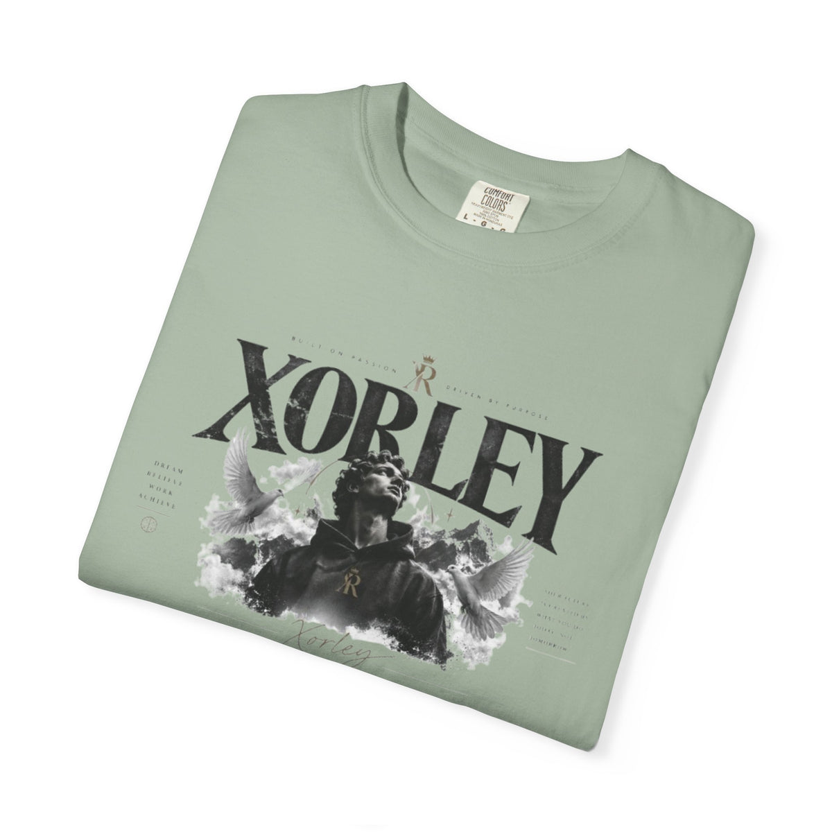 Xorley Adventure Graphic T-Shirt — Scenic Eagle & Explorer Design