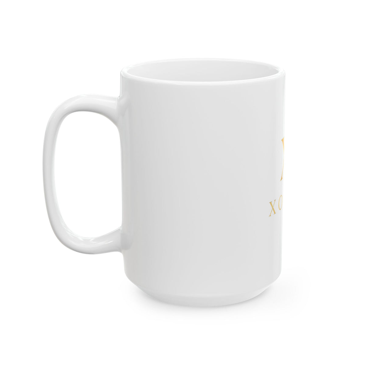 Xorley Gold Monogram Ceramic Mug (11oz, 15oz)