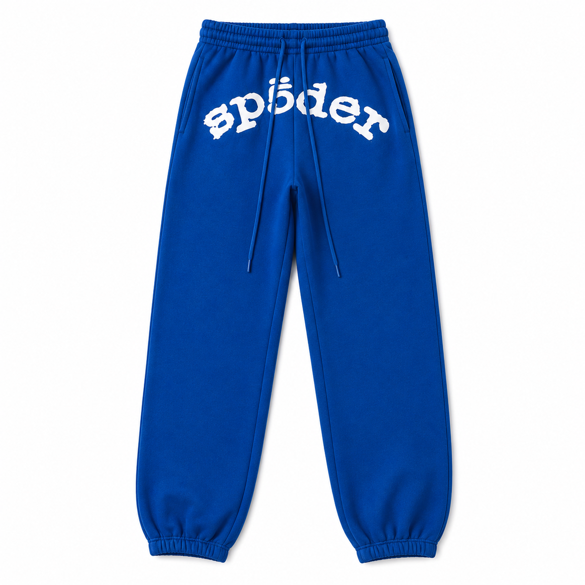 Sp5der Royal Blue Hoodie & Sweatpants Set – Premium Streetwear Tracksuit