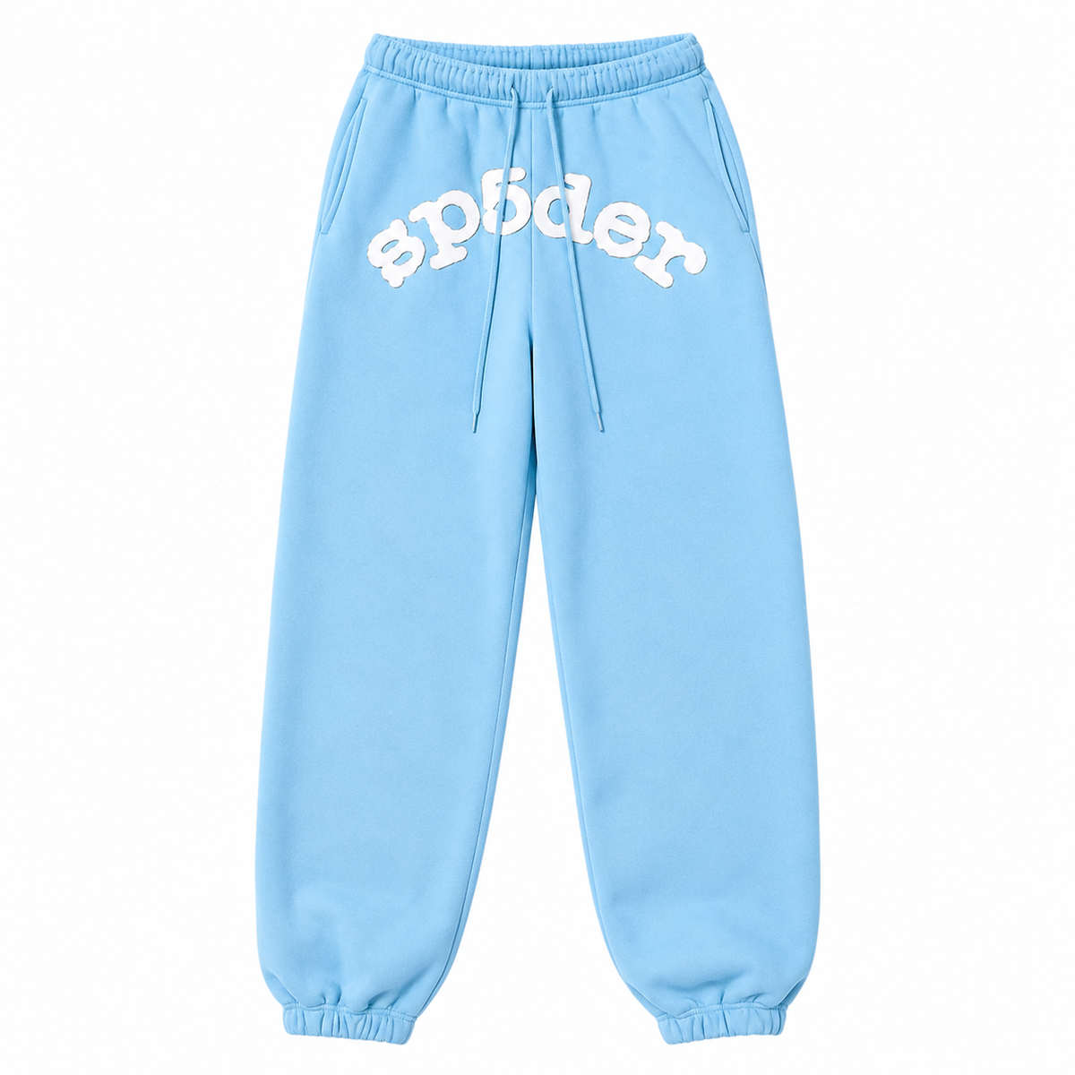 Sp5der Sky Blue Hoodie & Sweatpants Set