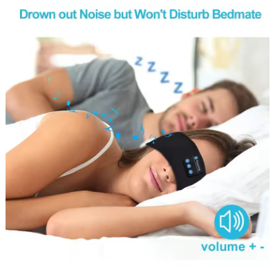 3-in-1 Bluetooth Sleep Headband & Headphones